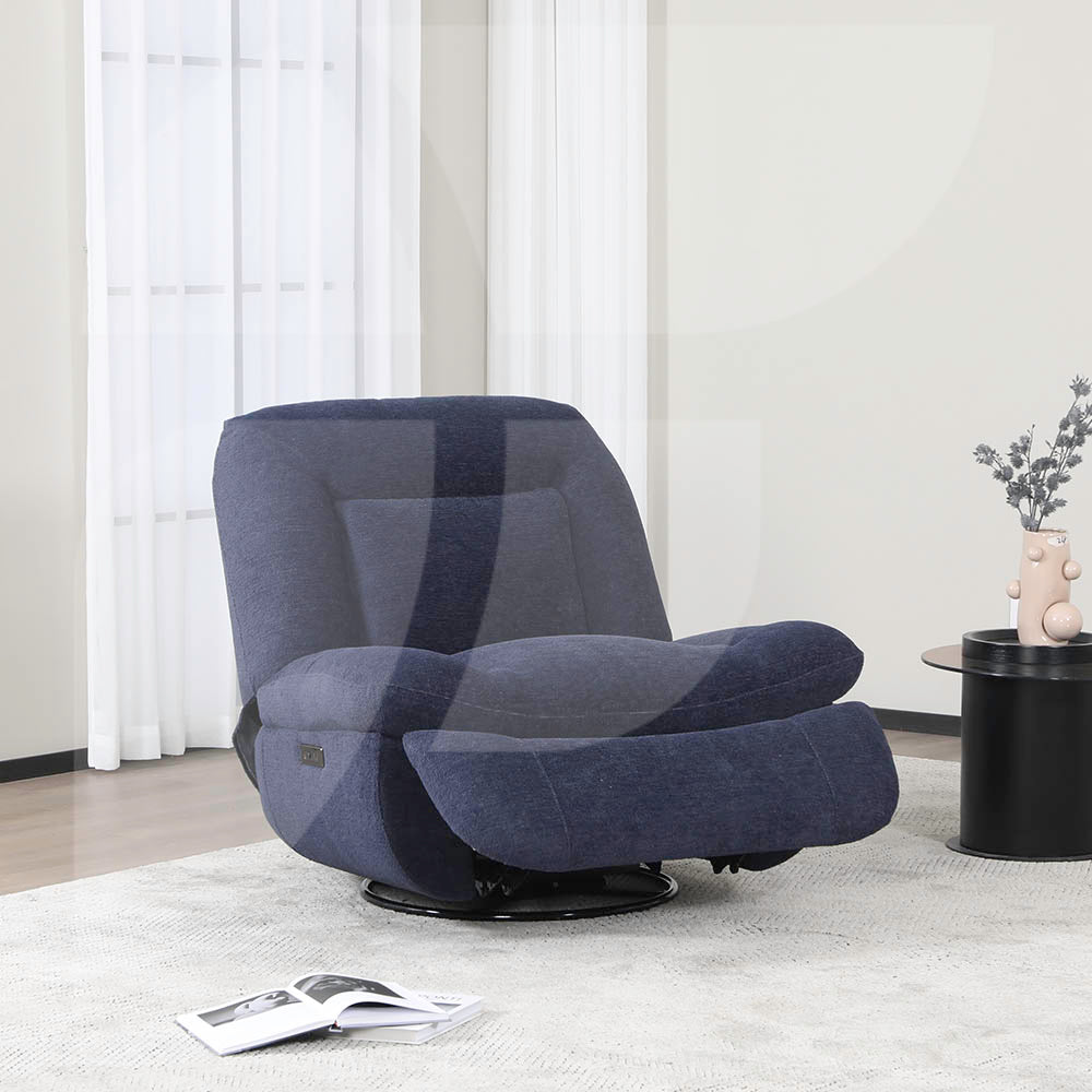 Ebba Reclining Chair Indigo