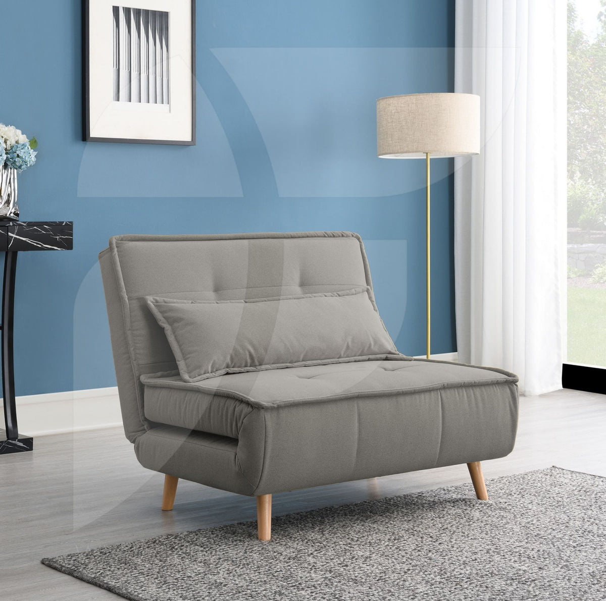 Ebro Sofa Bed Dark Grey