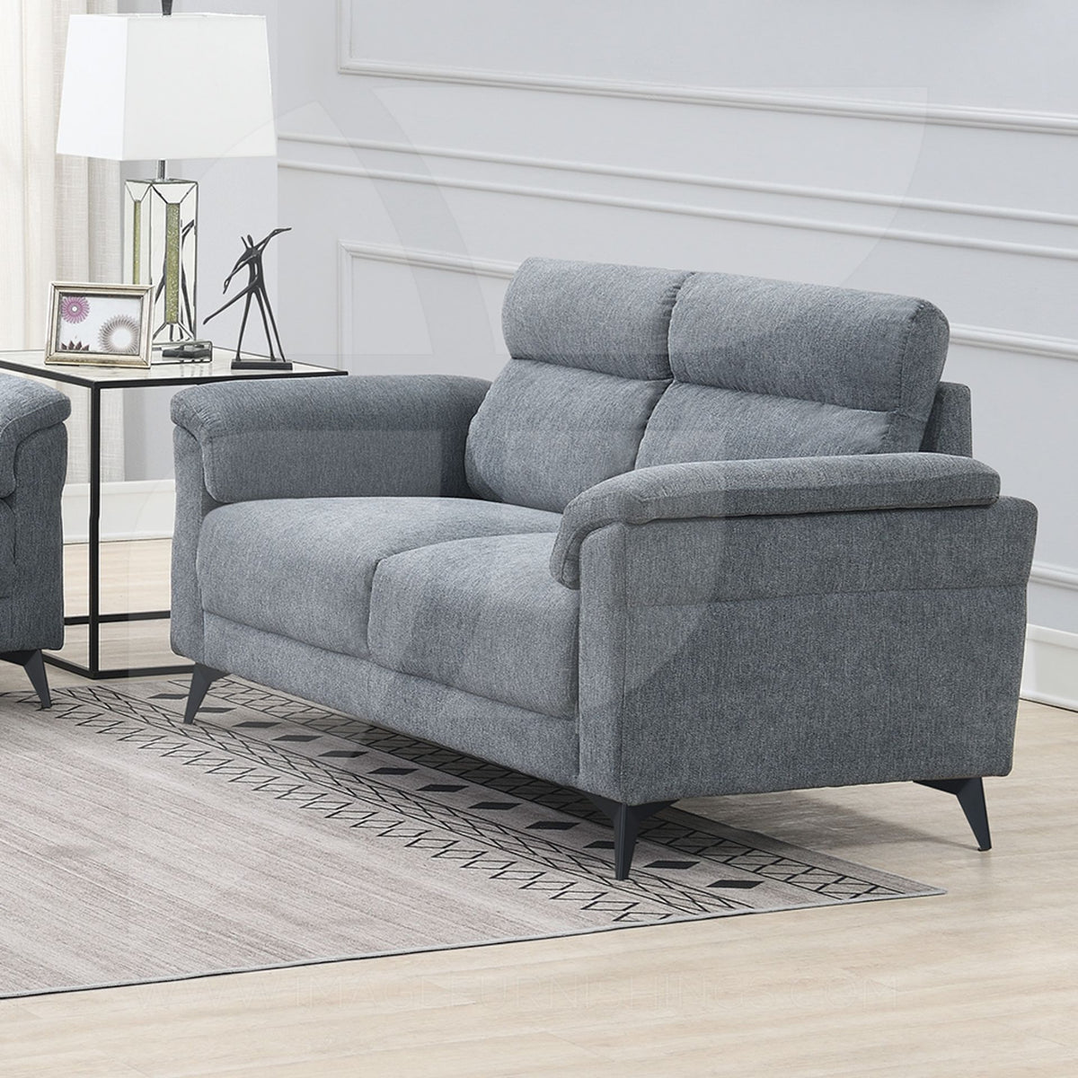 Roxy 2 Seater Grey