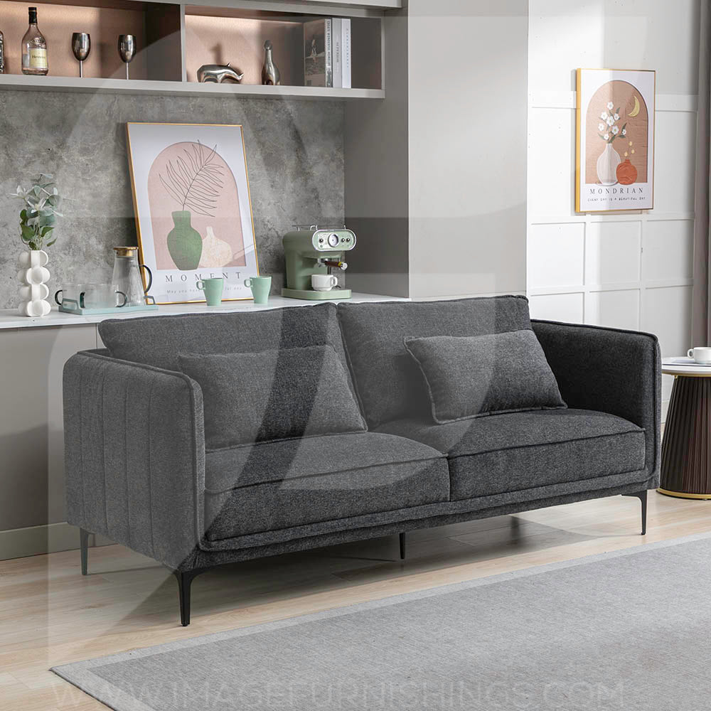 Landon 3 Seater Dark Grey
